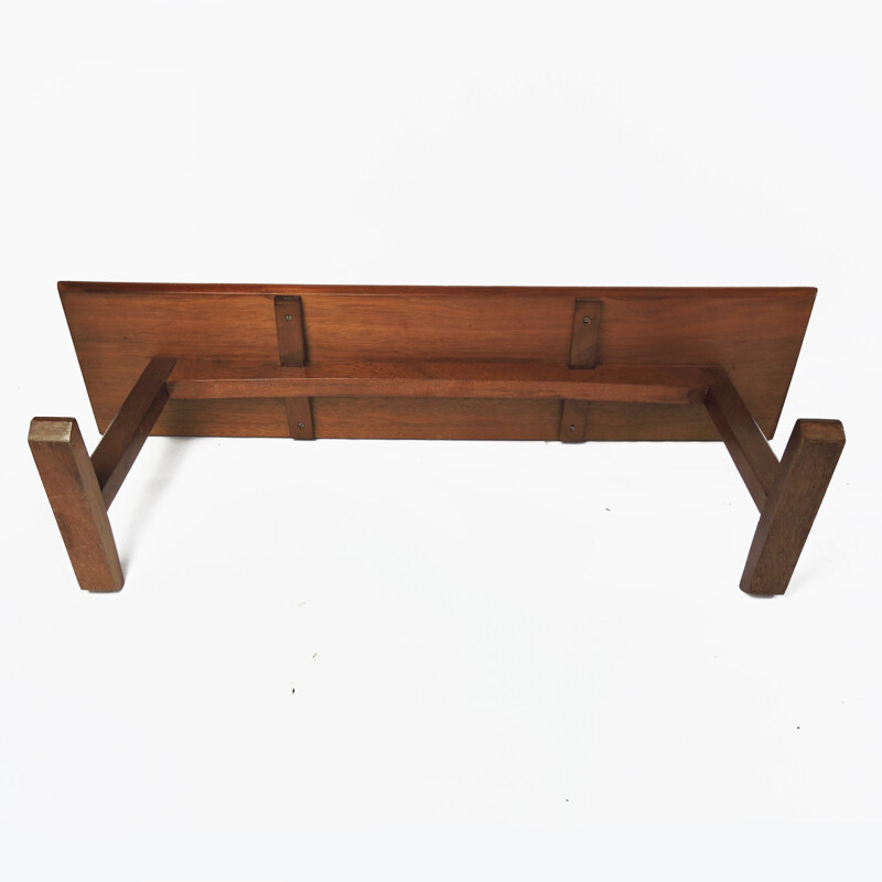 Small vintage Teak Bench, 1960s