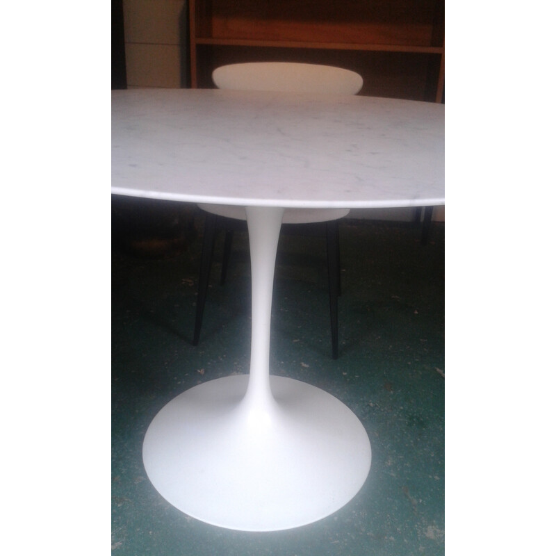 Knoll table in Carrare marble, Eero SAARINEN - 1970s