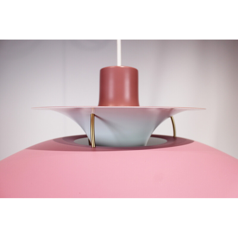 Pink vintage PH5 pendant lamp by Poul Henningsen and Louis Poulsen