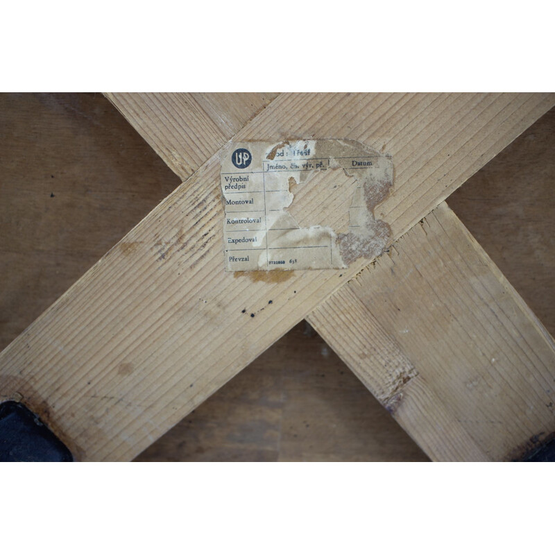 Vintage Spider coffee table by Jindřich Halabala, 1930s