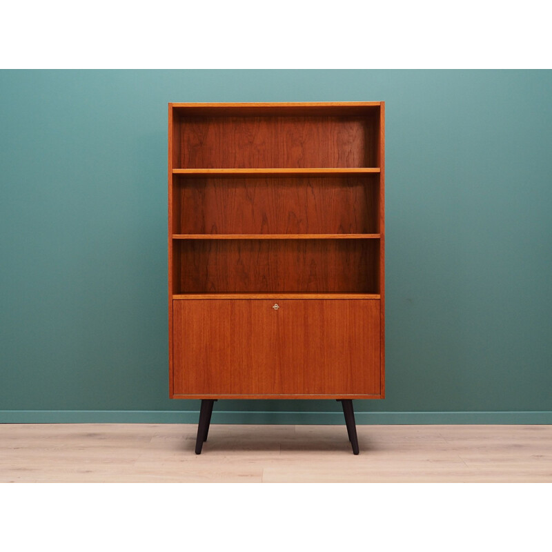 Teak danish vintage bookcase, 1970