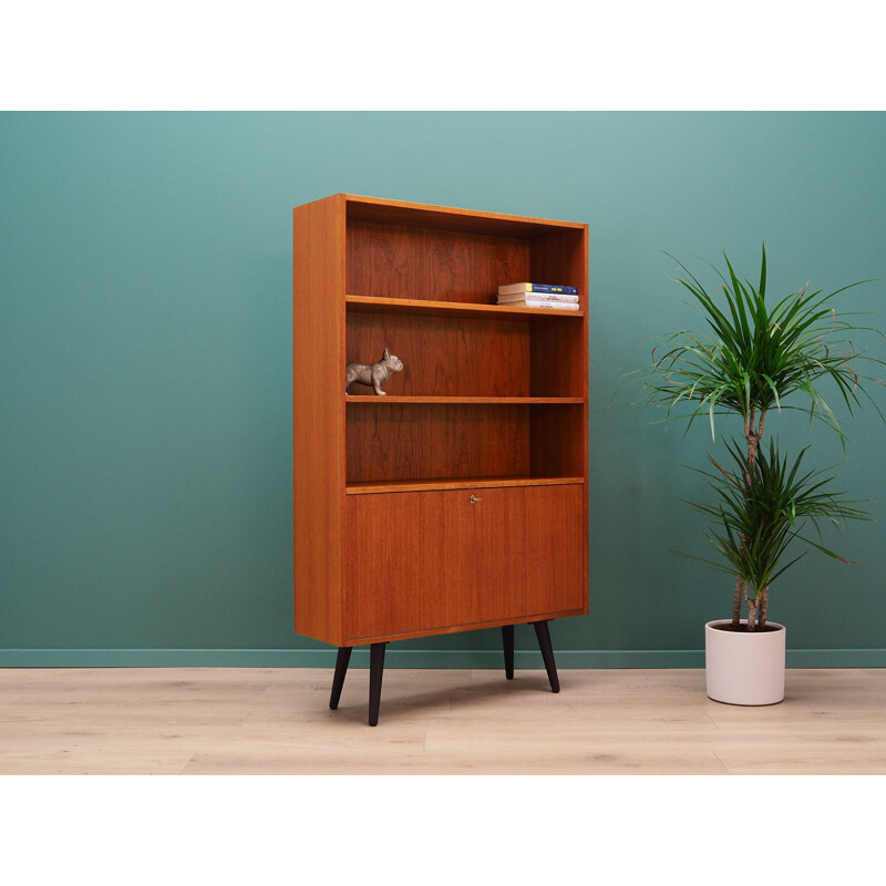 Teak danish vintage bookcase, 1970