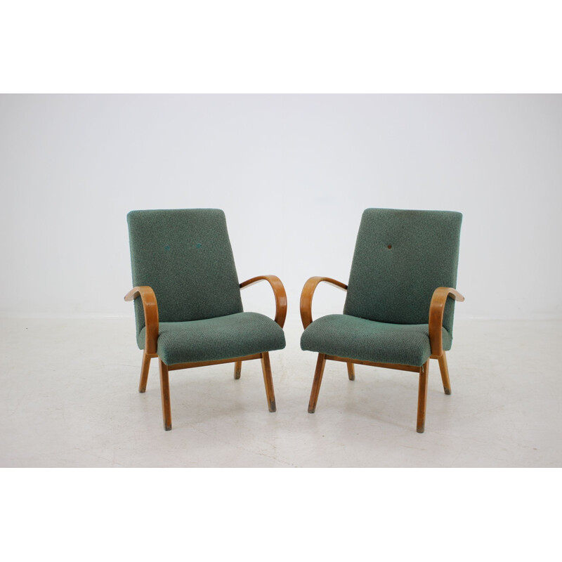 Ensemble de 2 fauteuils vintage, 1960