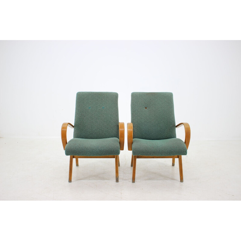 Set of 2 vintage armchairs, 1960s