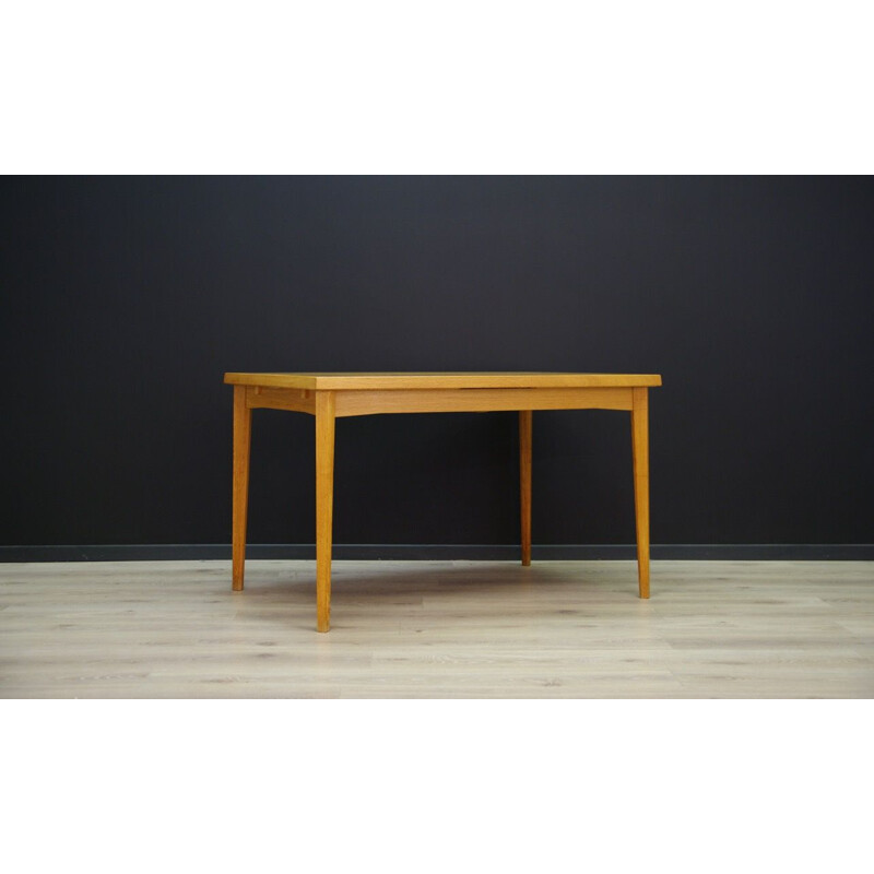 Danish ashwood vintage dining table