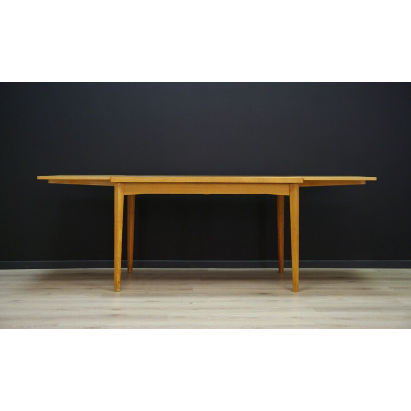 Danish ashwood vintage dining table