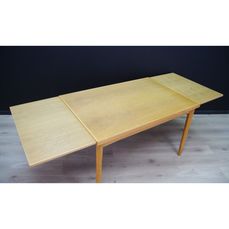 Danish ashwood vintage dining table