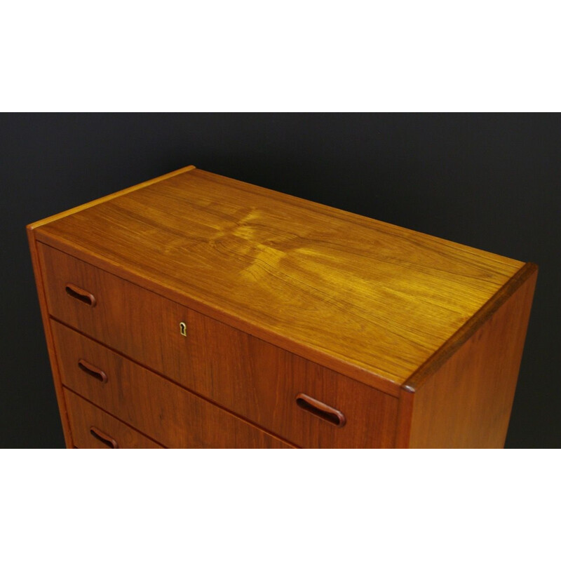 Danish teak vintage chest of drawers