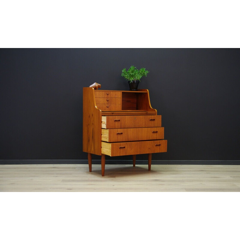 Danish teak vintage secretary