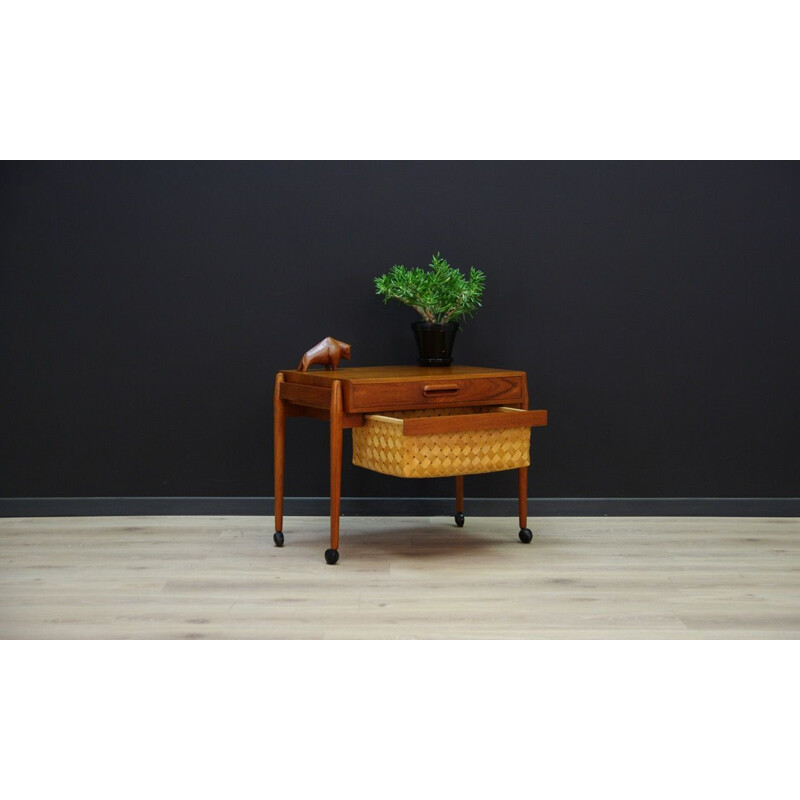 Vintage side table in teak