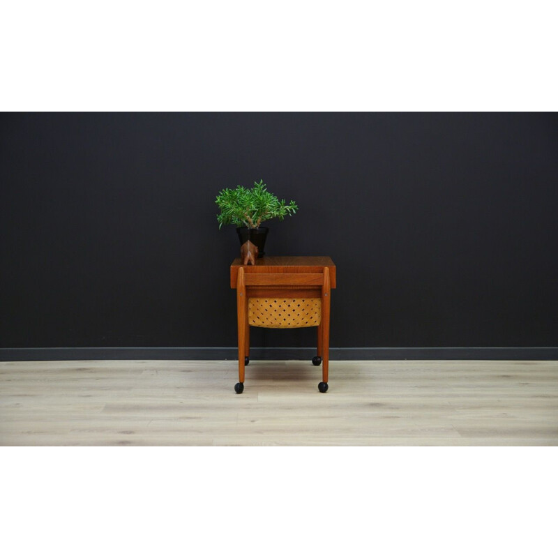 Vintage side table in teak