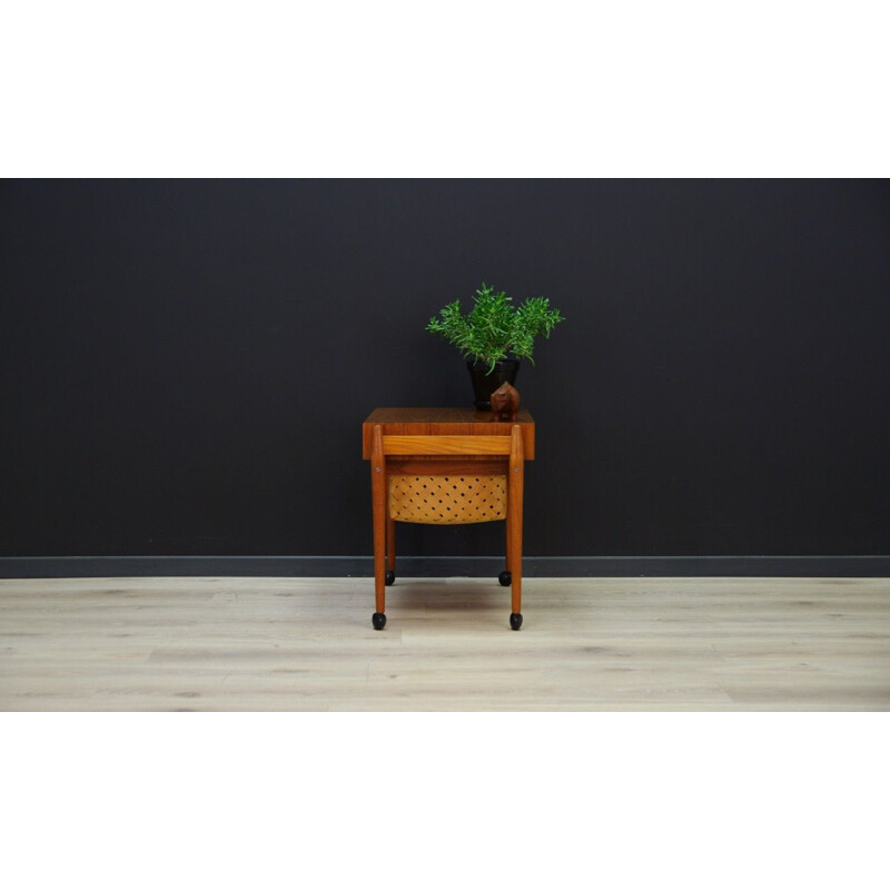 Vintage side table in teak