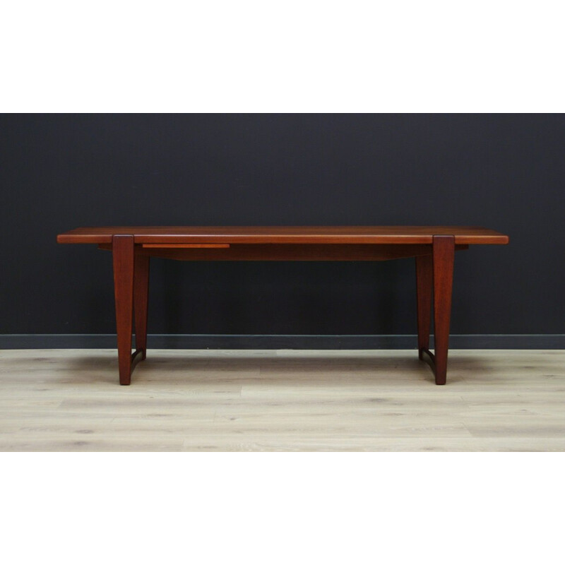 Vintage Danish coffee table in teak