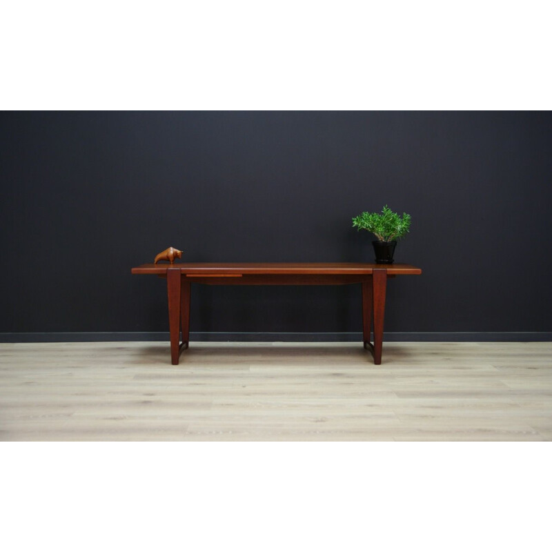 Vintage Danish coffee table in teak