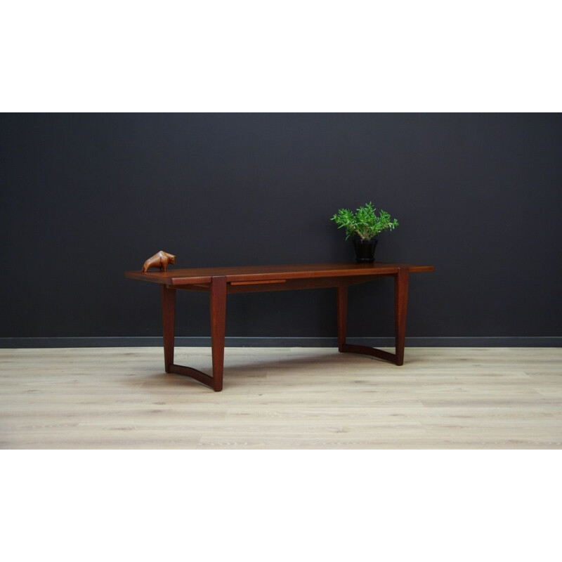 Vintage Danish coffee table in teak