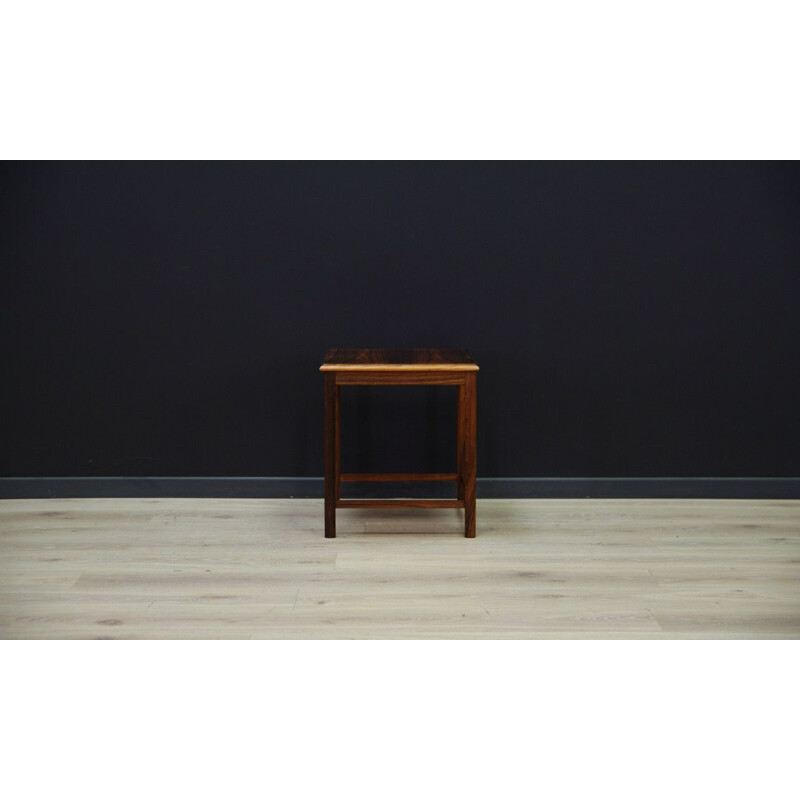 Set of 3 nesting tables in rosewood, 1960-1970