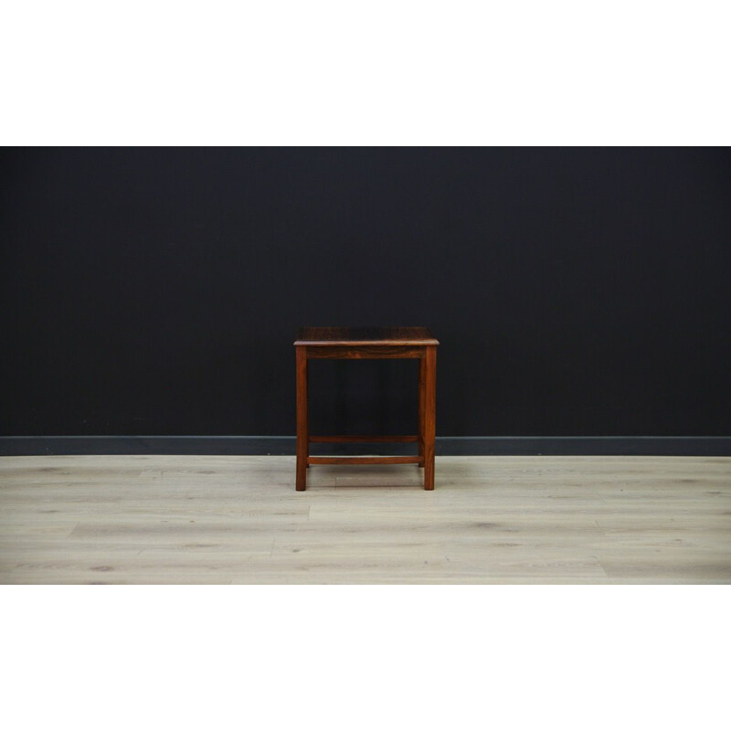 Set of 3 nesting tables in rosewood, 1960-1970