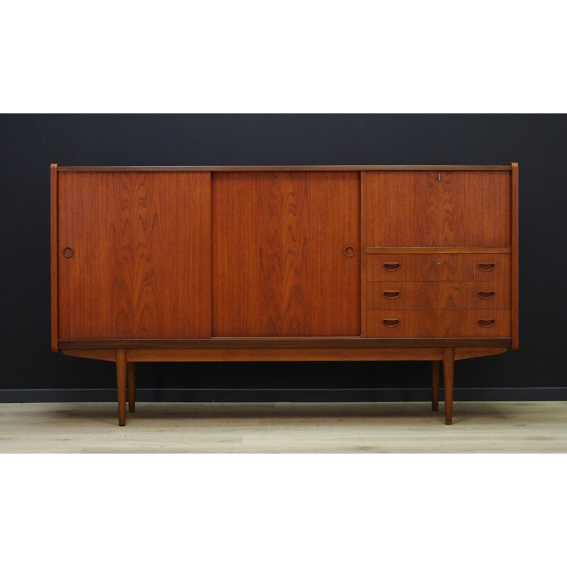 Vintage teak danish highboard 1970