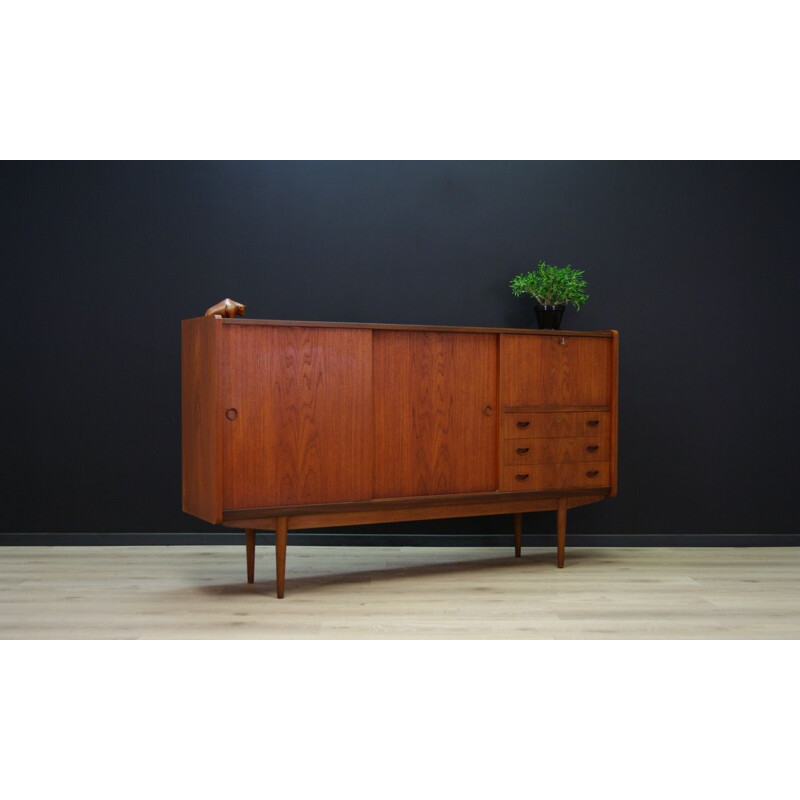 Vintage teak danish highboard 1970