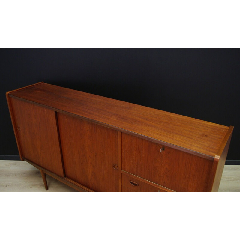 Vintage teak danish highboard 1970