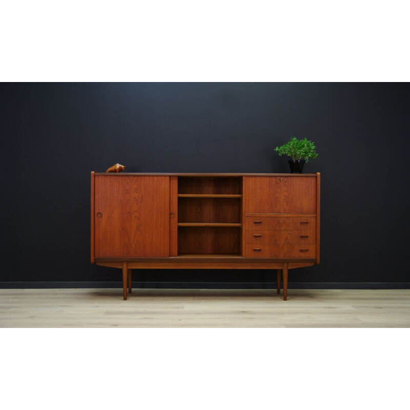 Vintage teak danish highboard 1970