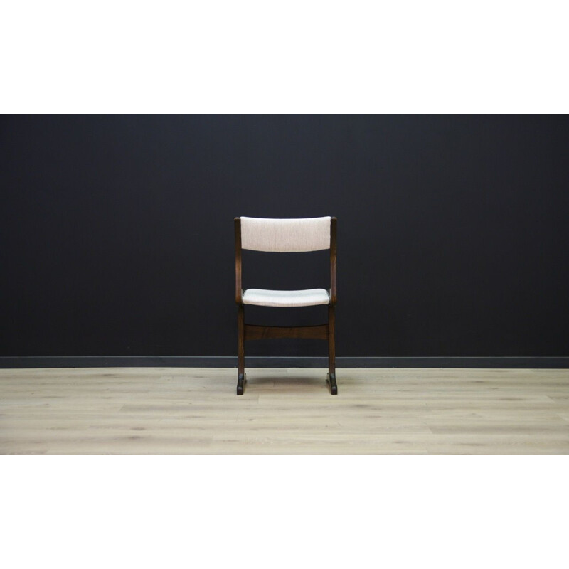Set of 6 grey vintage chairs, scandinavian design, 1960-1970
