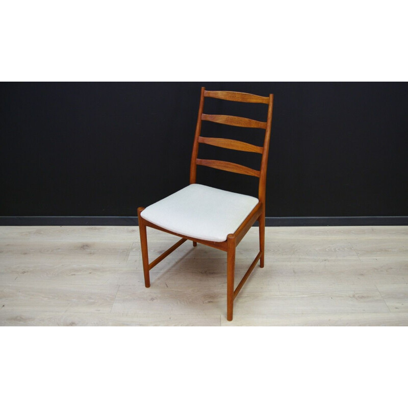 Set of 6 vintage teak scandinavian chairs for Vamo Sønderborg