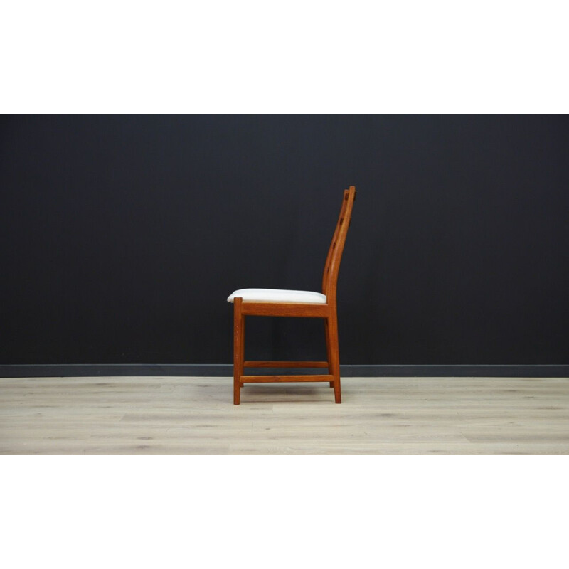 Set of 6 vintage teak scandinavian chairs for Vamo Sønderborg