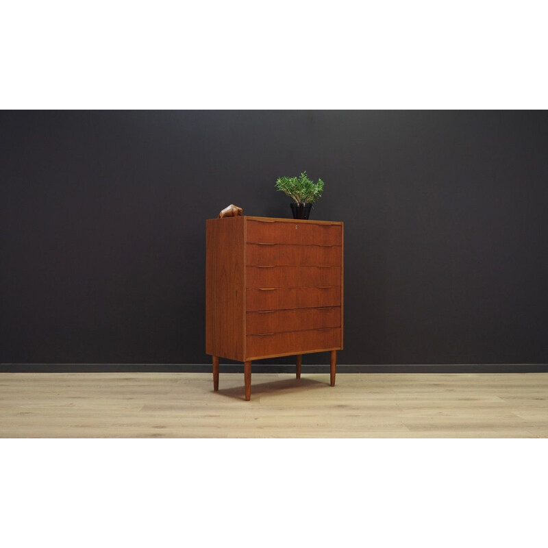 Vintage Danish chest of drawers in teak 1960-1970