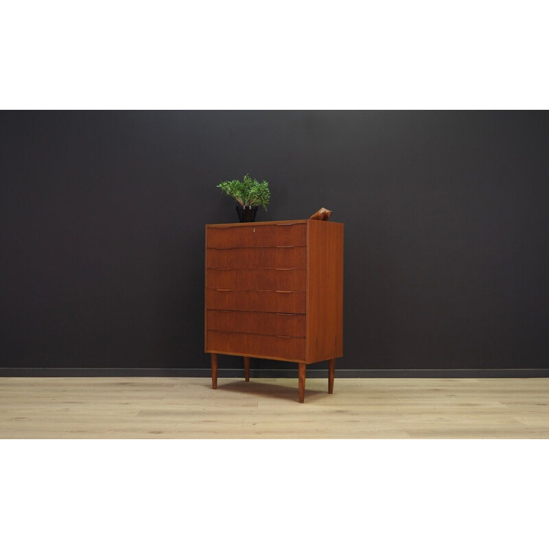 Vintage Danish chest of drawers in teak 1960-1970