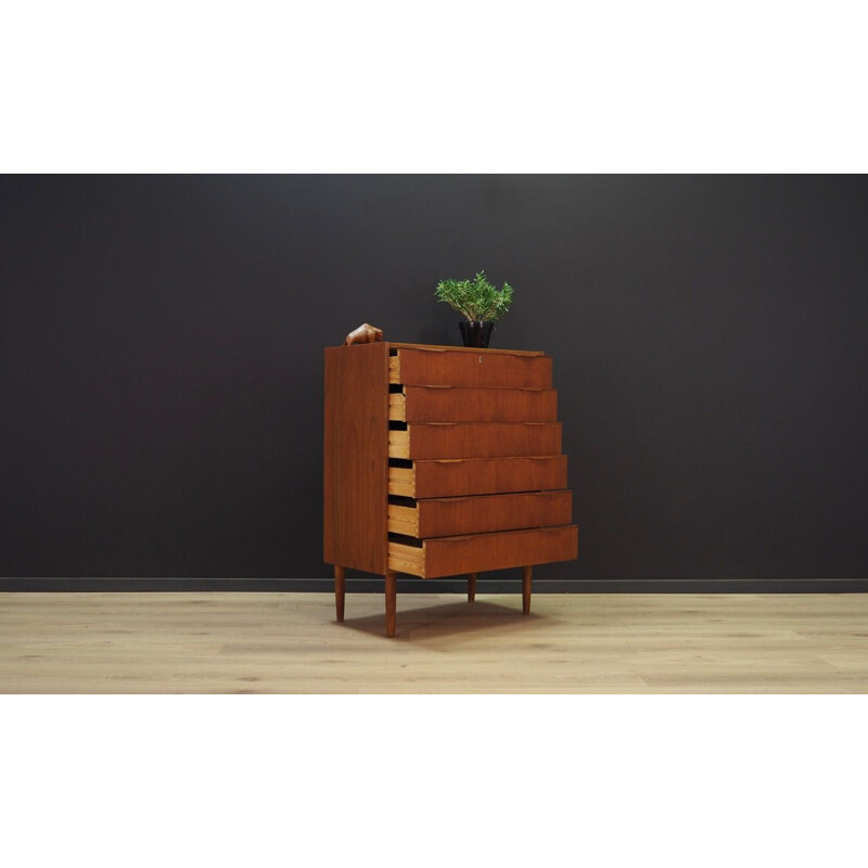 Vintage Danish chest of drawers in teak 1960-1970