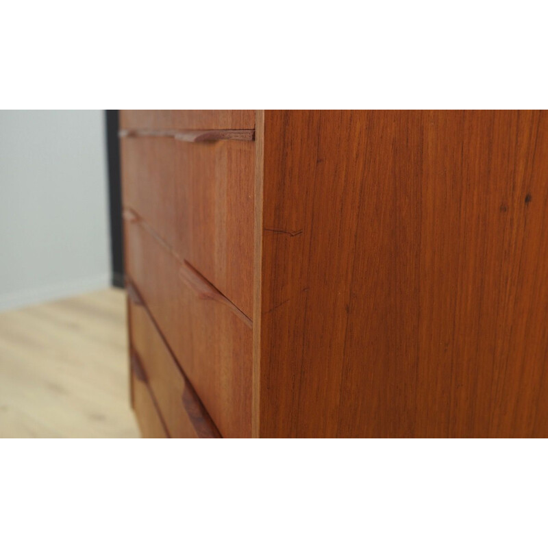 Vintage Danish chest of drawers in teak 1960-1970