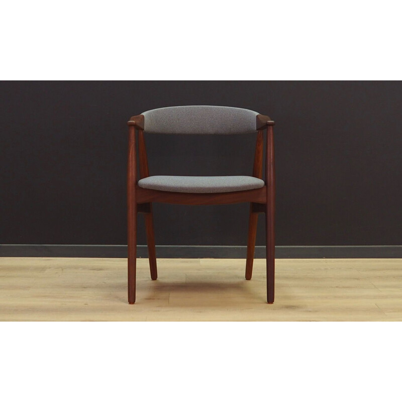 Vintage grey chair in teak by Farstrup 1960-1970