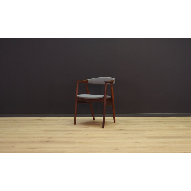 Vintage grey chair in teak by Farstrup 1960-1970