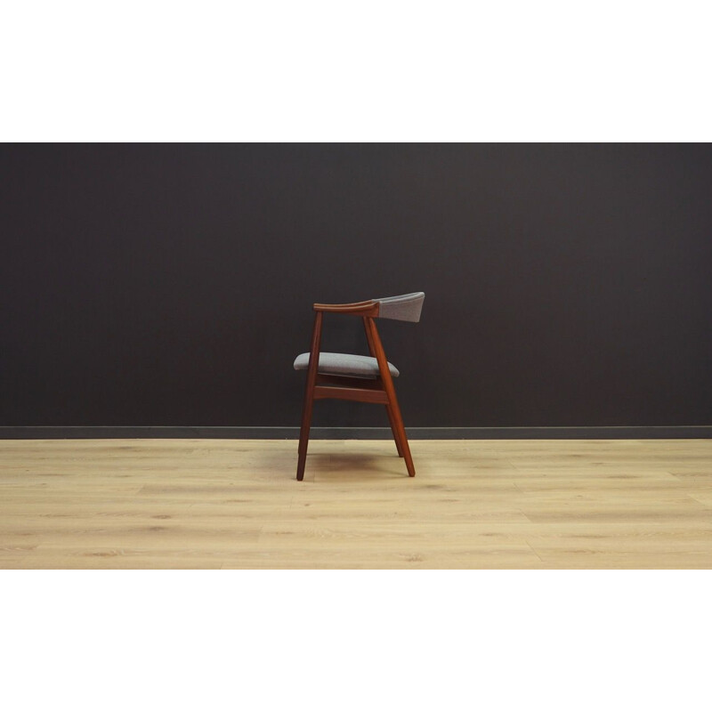 Vintage grey chair in teak by Farstrup 1960-1970