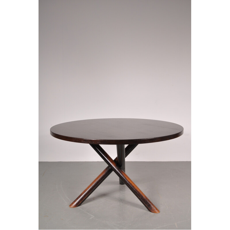 't Spectrum round dining table, Martin VISSER - 1960s