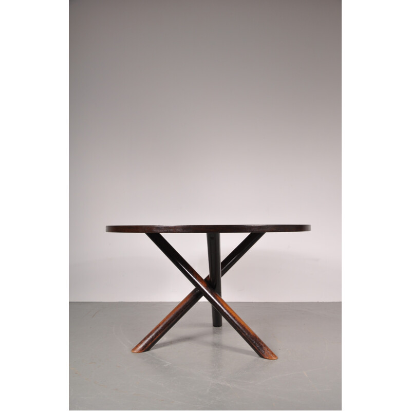 't Spectrum round dining table, Martin VISSER - 1960s