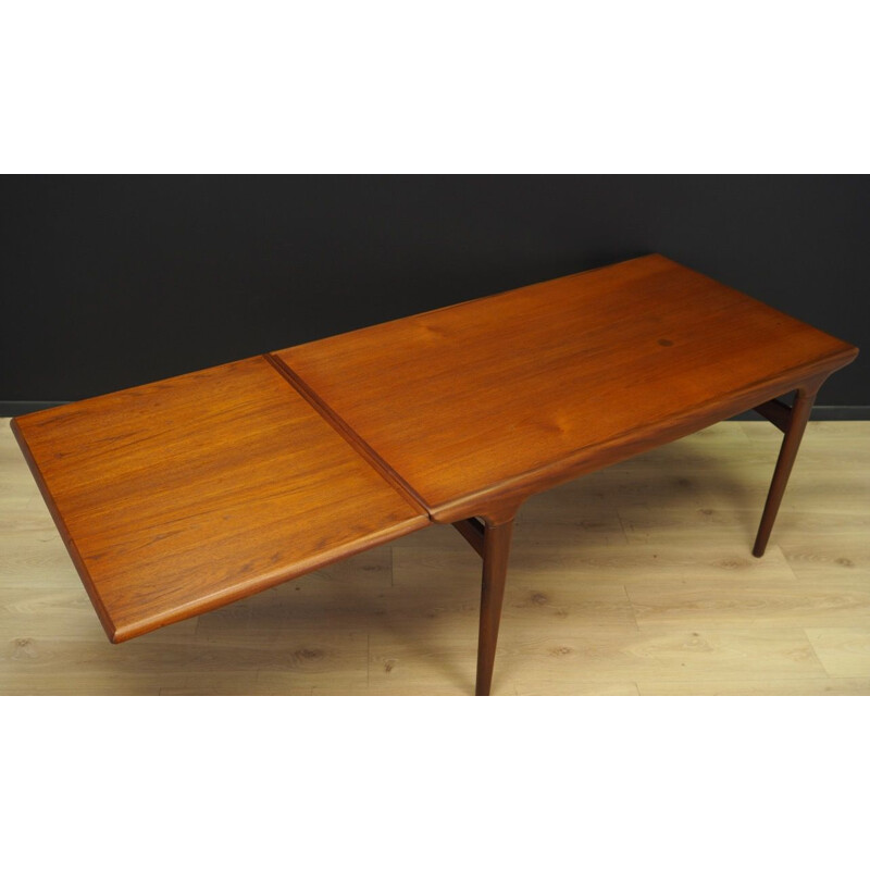 Table vintage scandinave en teck pour Uldum 1970