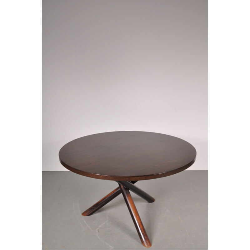 't Spectrum round dining table, Martin VISSER - 1960s