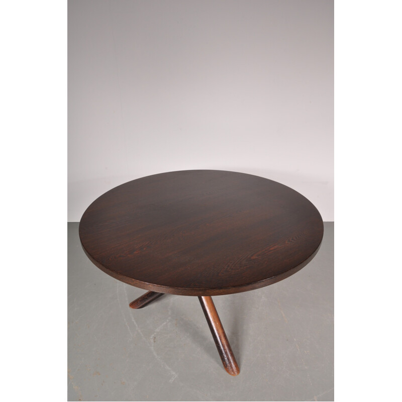 't Spectrum round dining table, Martin VISSER - 1960s