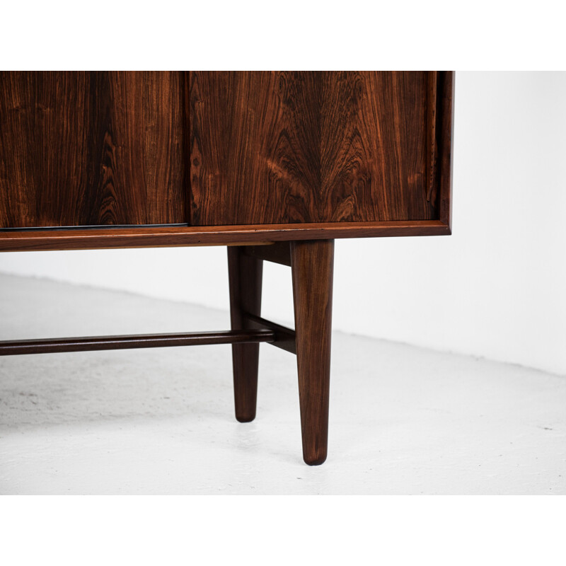 Vintage Danish highboard in rosewood by Arne Vodder for HP Hansen 1960s