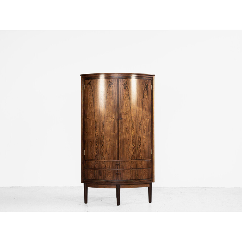 Vintage Danish corner cabinet in rosewood 1960s