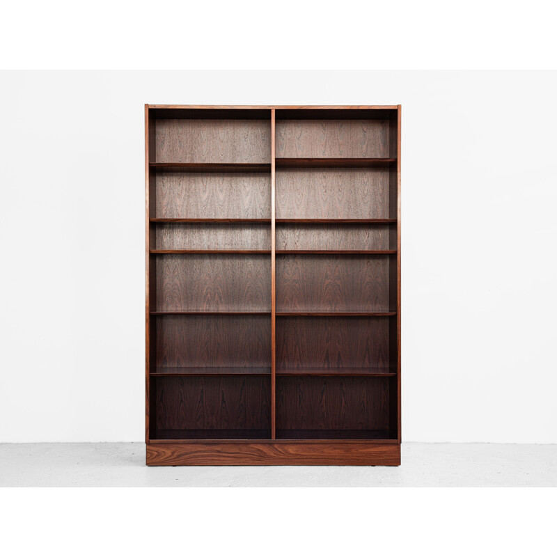 Vintage Danish book shelf in rosewood by Hundevad 1960s