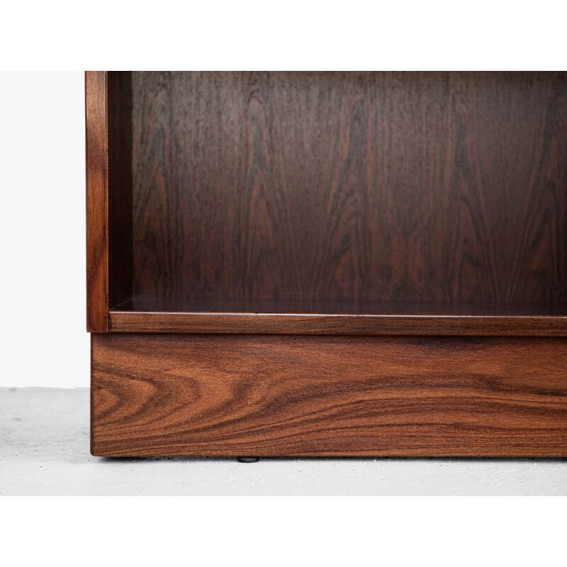 Vintage Danish book shelf in rosewood by Hundevad 1960s