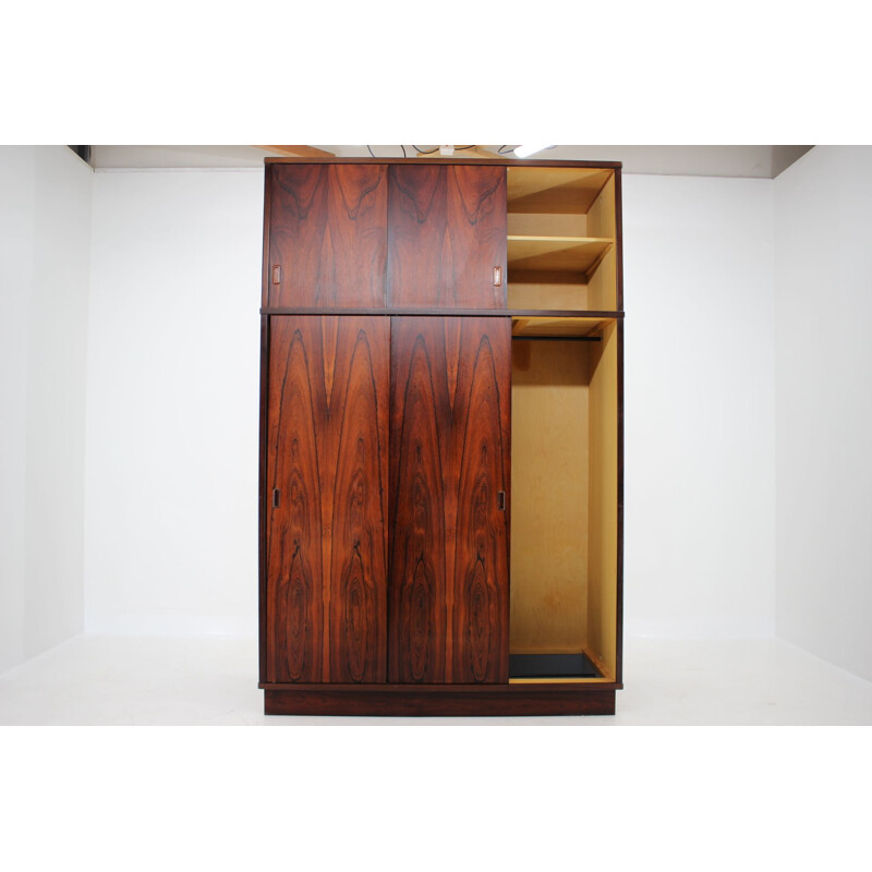 Vintage Palisander Wardrobe ,Denmark 1960