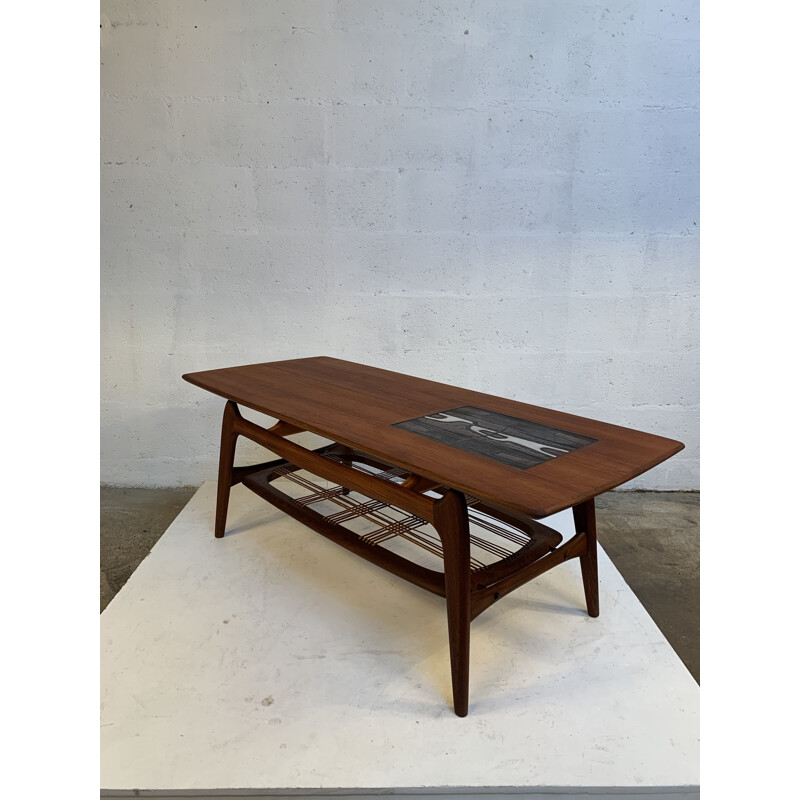 Vintage coffee table by Louis van Teeffelen