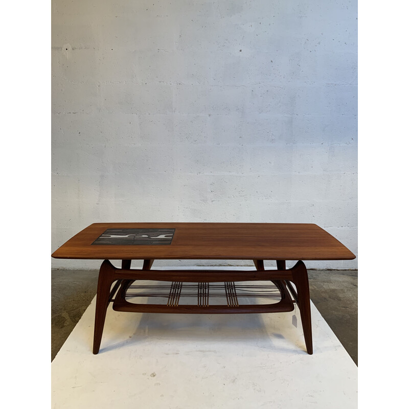 Vintage coffee table by Louis van Teeffelen