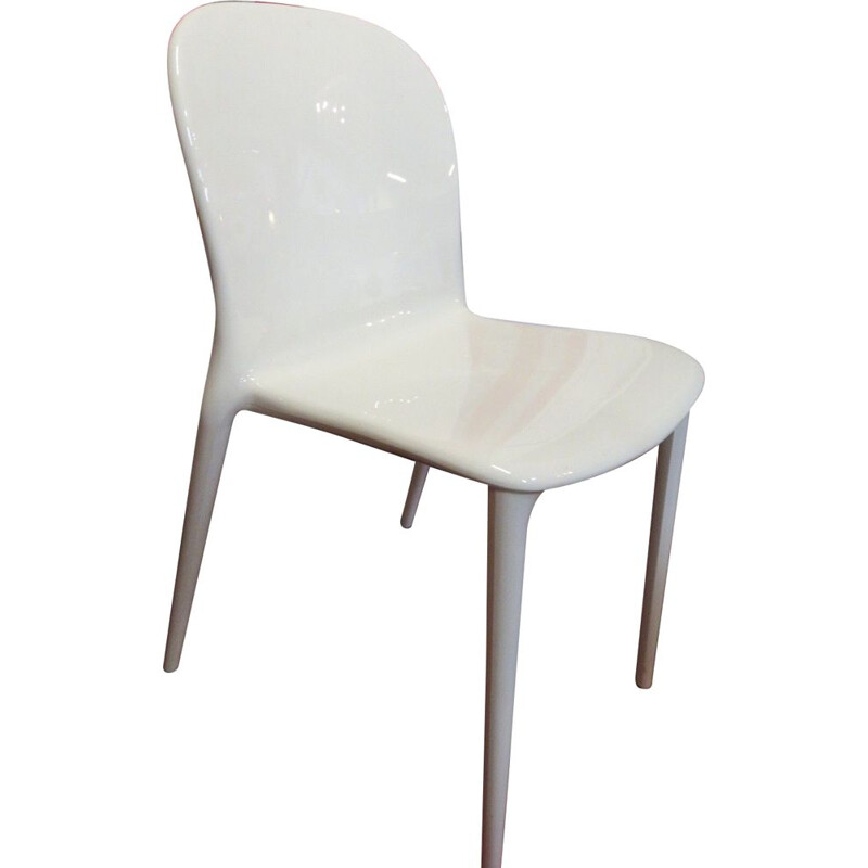 Vintage white "Kartell" polycarbonate chair