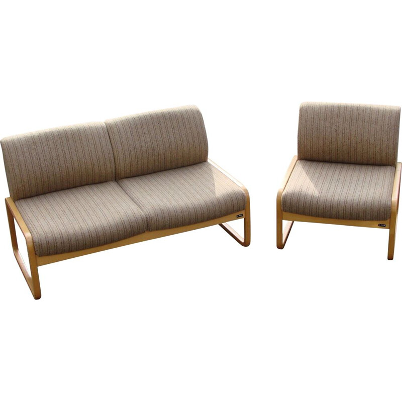 Vintage sofa and armchair by Wilkhan , 1970s