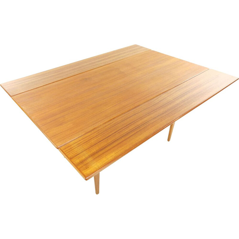 Vintage Danish teak metamorphic coffee & dining table by Kai Kristiansen